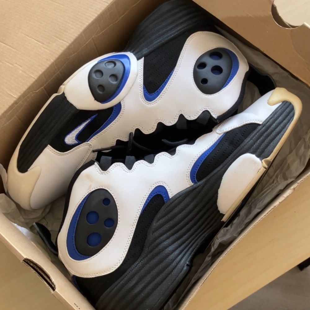 Nike Men's Sneakers - Black, White, Blue